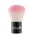 Pinceau Kabuki poil synthétique rose.