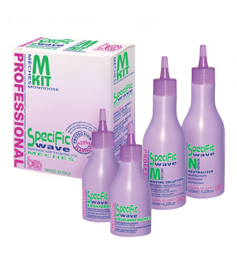 Kit permanente ondulante cheveux méchés BES