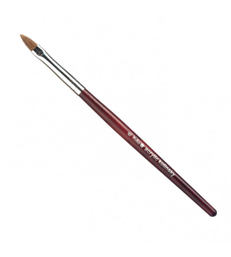 Pinceau ongles acrylique Kolinsky n°6