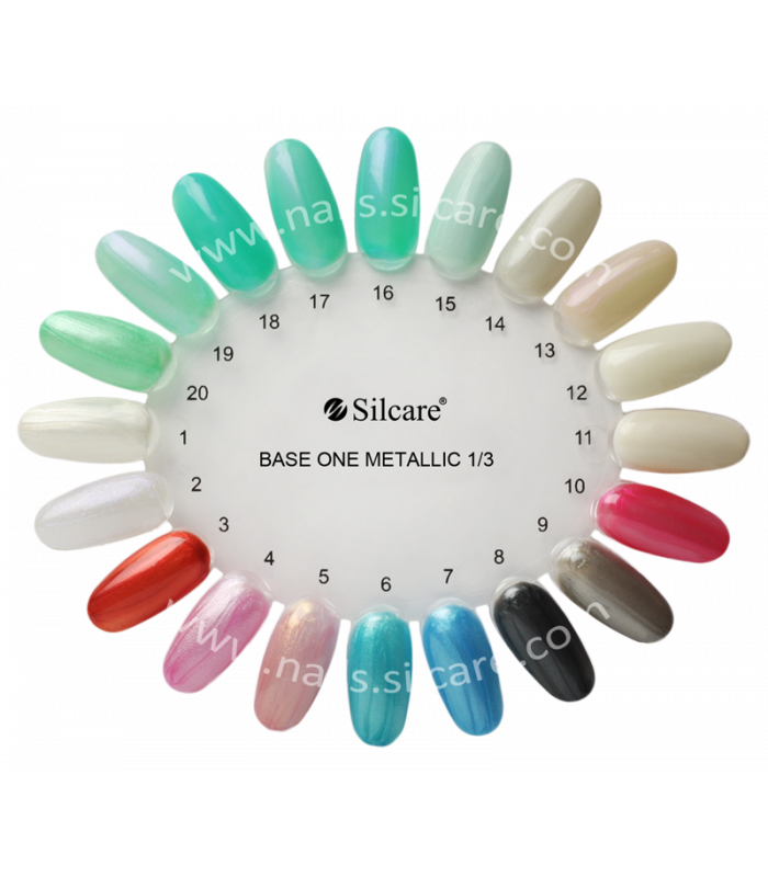 Gel UV / LED Silcare Base One Metallic 5g