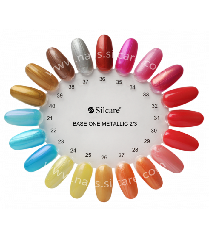 Gel UV / LED Silcare Base One Metallic 5g