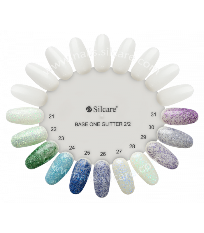 Gel UV / LED Silcare Base One Glitter 5g