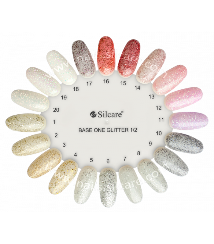 Gel UV / LED Silcare Base One Glitter 5g