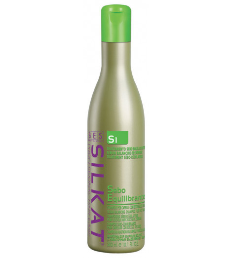 Shampoing cheveux gras BES Silkat 300 ml
