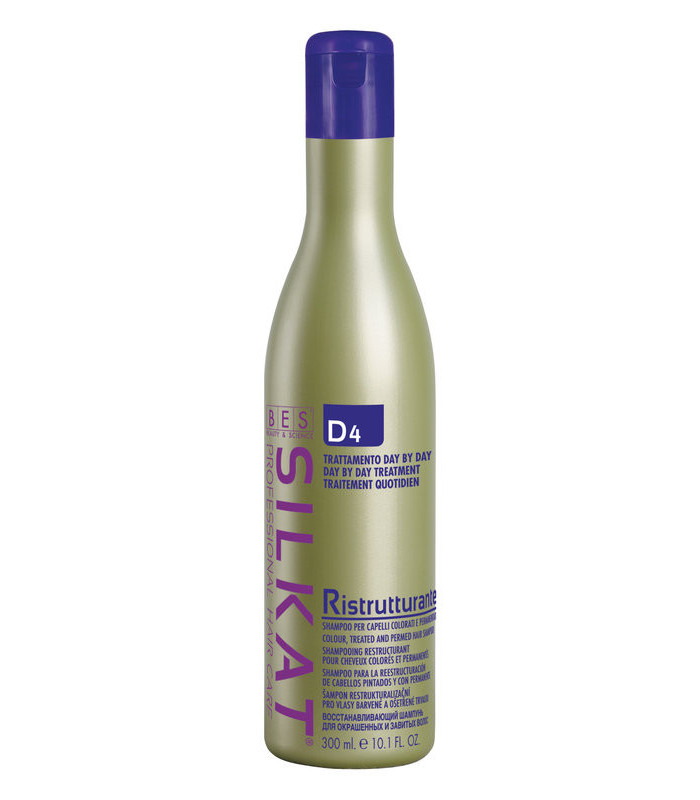 Shampoing cheveux colorés BES Silkat 300ml