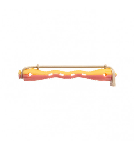 Bigoudis Permanente ondulés rose-jaune diam. 7mm /12