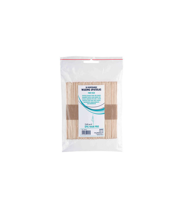 Spatules bois pour épilation à la cire 11.3*1 cm 50 pièces