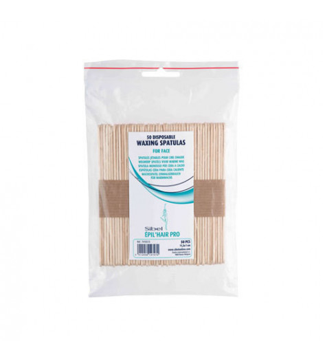 Spatules bois pour épilation à la cire 11.3*1 cm 50 pièces