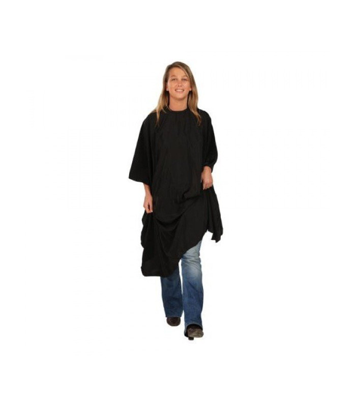Cape sans manches Economyss 2 noir fermeture velcro 100% polyester