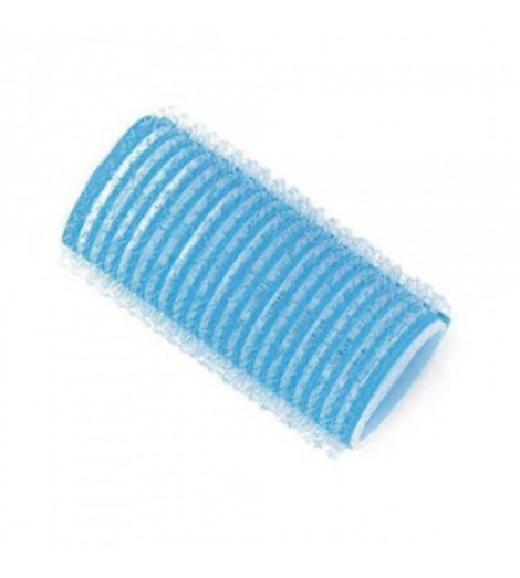 Bigoudis velcro bleu ciel 28 mm lot de 12 Sibel