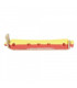 Bigoudis Permanente courts rouge-jaune diam. 9mm /12