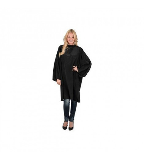 Peignoir Flexi Velcro noir Sibel