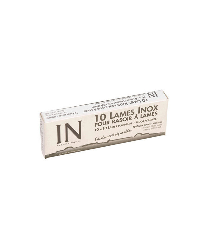 Paquet de 10 lames IN Platinum + Fluor/Carbon