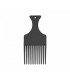Peigne afro petit modèle noir plastique