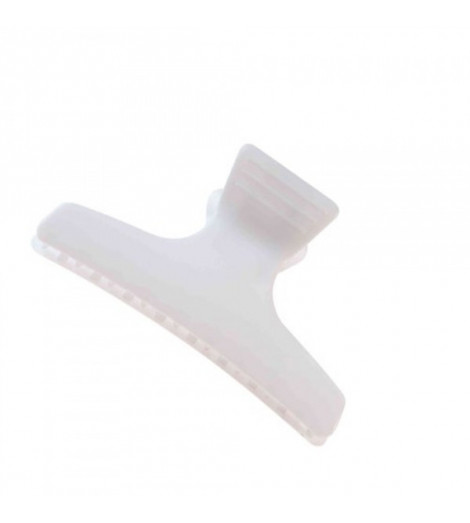 Lot de 12 pinces croco blanches 8 cm Sibel
