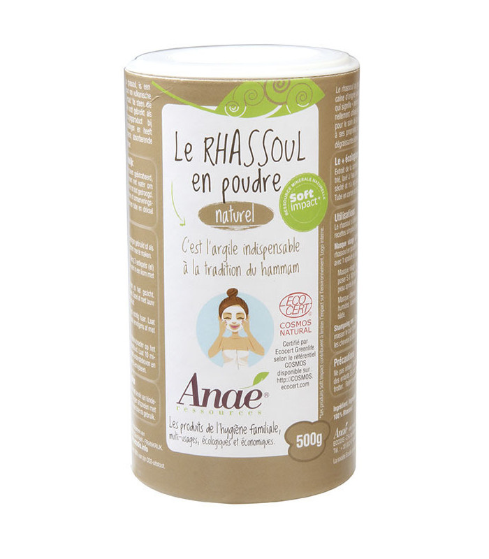 Rhassoul en poudre 500g Anaé
