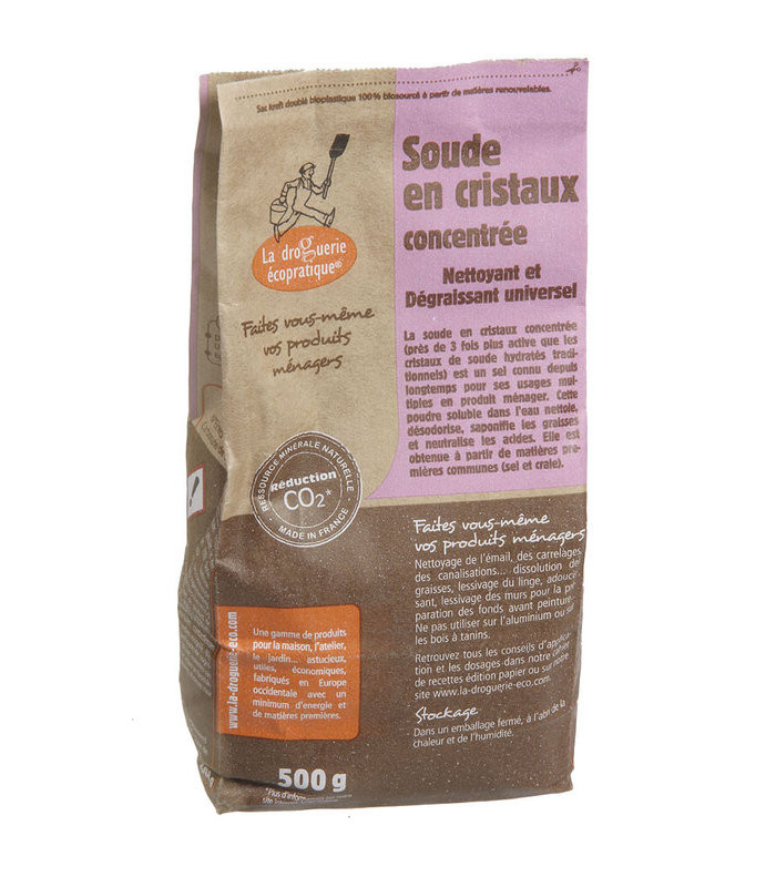 Soude en cristaux concentrée 500g Ecodis