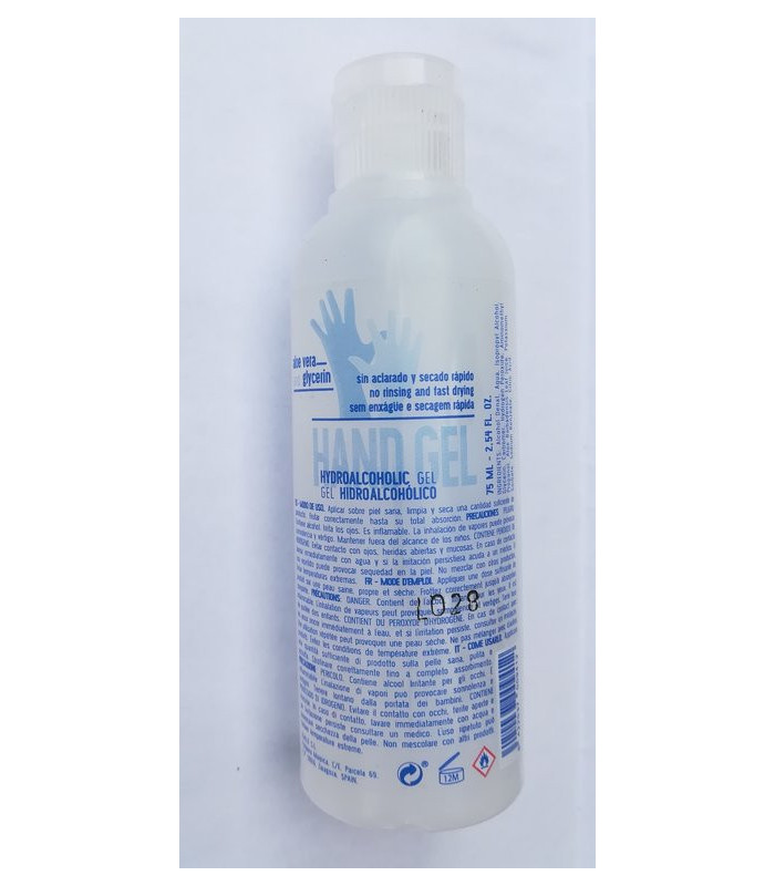 Gel hydro-alcoolique 75 ml Aloe vera + Glycérine