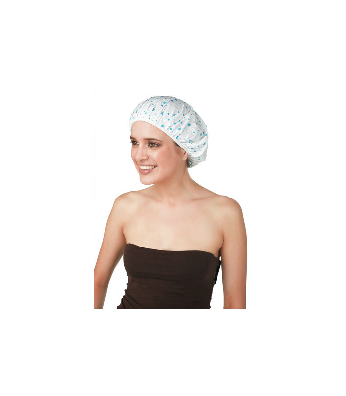 Bonnet douche plastique imprimé