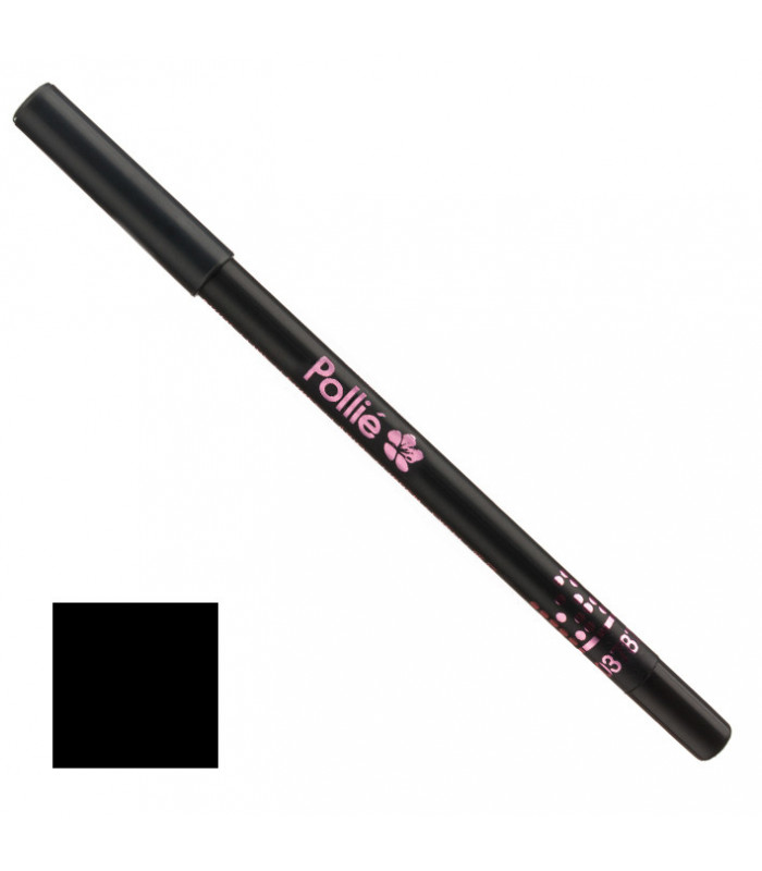 Crayon Waterproof yeux noir Pollié