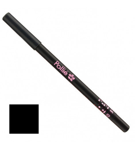 Crayon Waterproof yeux noir Pollié
