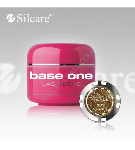 Gel UV / LED Silcare Base One Glitter 5g