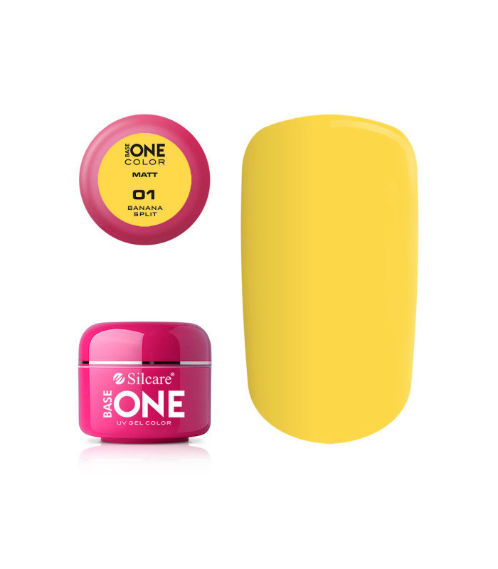 Gel UV Silcare Base One Matt 5g
