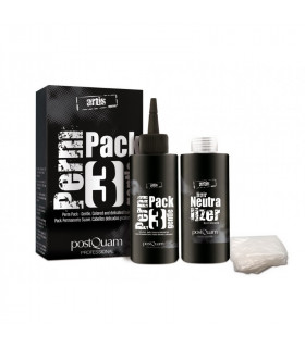 Kit permanente douce Postquam (contenu de la boîte).