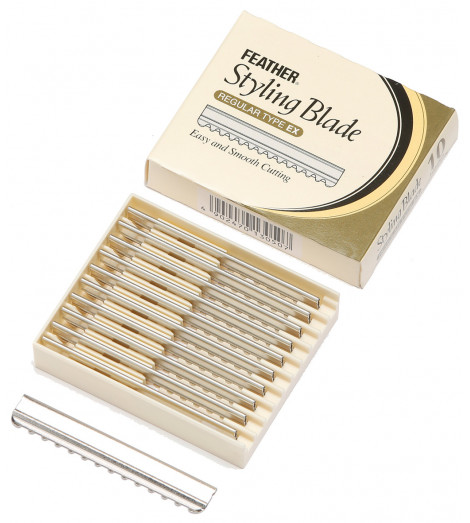 Lames Feather Styling Blade Regular type EX *10
