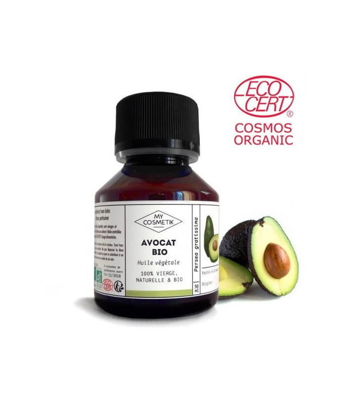 Huile végétale Avocat bio 100ml MY COSMETIK