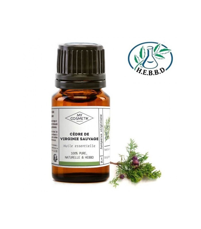 Huile essentielle de Cèdre de Virginie sauvage 10ml MY COSMETIK