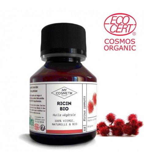 Huile végétale Ricin bio 50ml MY COSMETIK