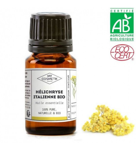 Huile essentielle d'Hélichryse italienne bio (immortelle) 5ml MY COSMETIK