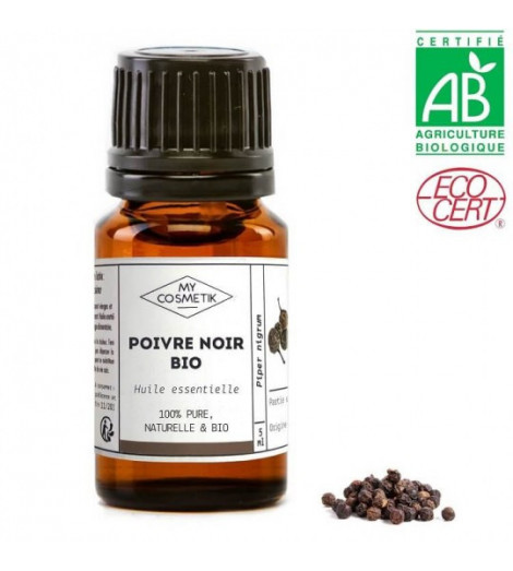 Huile essentielle de Poivre noir bio 5ml MY COSMETIK