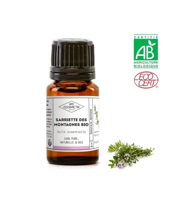SARRIETTE DES MONTAGNES Bio Huile essentielle 5 ml MY COSMETIK