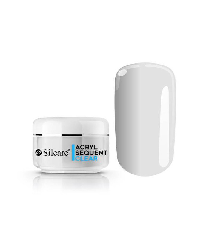 Poudre de façonnage acrylique 12 g Sequent Silcare Clear