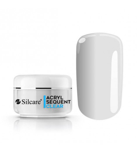 Poudre de façonnage acrylique 12 g Sequent Silcare Clear