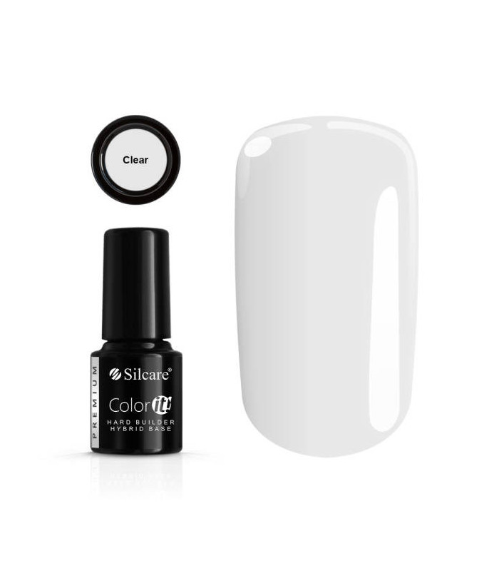 Vernis Color IT Premium Hybrid HARD Builder Base Gel 6g Silcare Clear