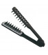 Brosse thermique de lissage double nylon