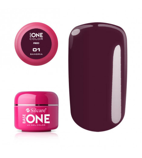 Gel UV / LED Silcare Base One Red 5g