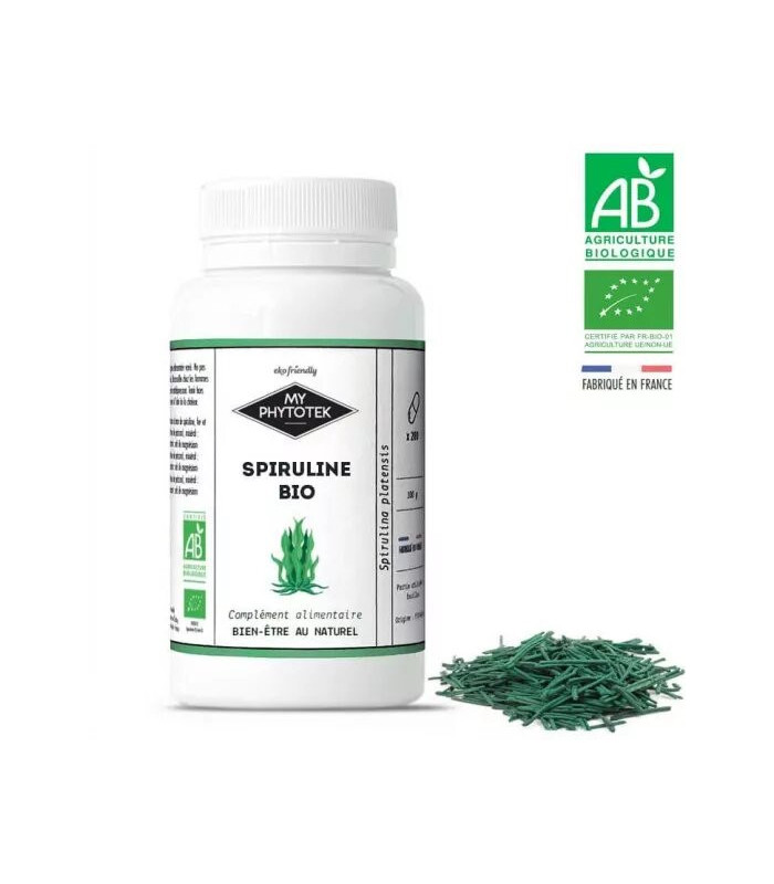 Gélules de spiruline Bio x200