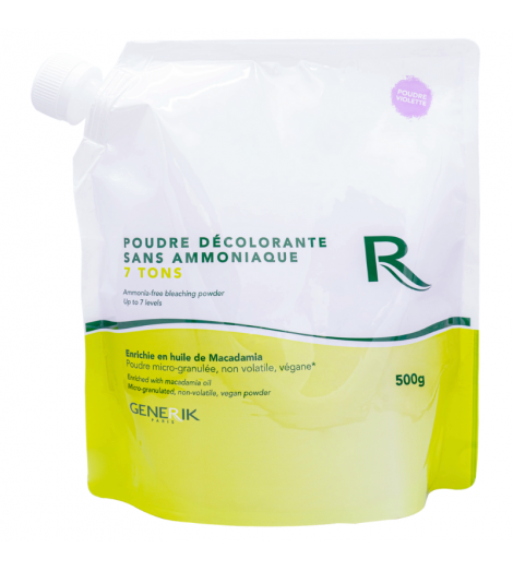 Poudre décolorante sans ammoniaque violette 7 tons 500gr