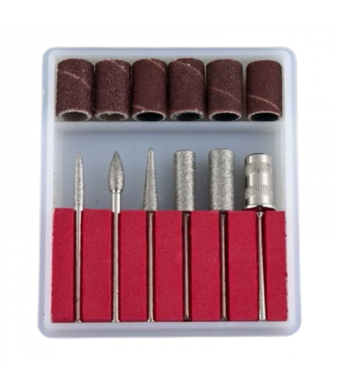 Kit 6 embouts + 6 embouts émeris pour ponceuse