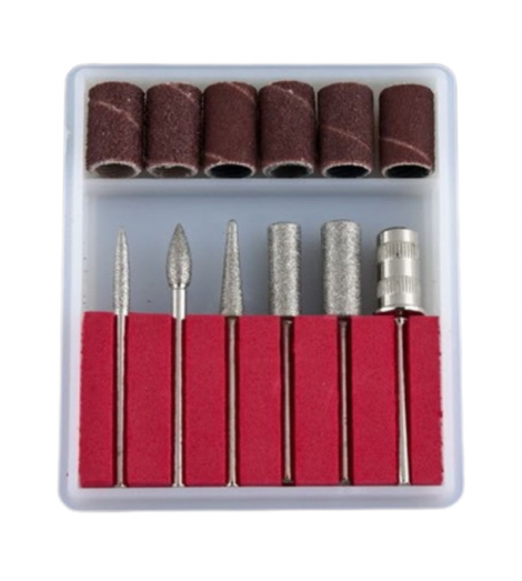 Kit 6 embouts + 6 embouts émeris pour ponceuse