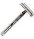 Rasoir de sureté ouverture papillon  manche lisse chrome  Parker