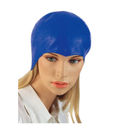 Bonnet à Méches Latex Bleu
