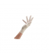 Gants latex paquet de 100 coloris BLANC taille M