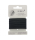 Elastiques fins pour cheveux Sibel Noir