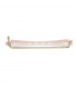 Bigoudis par 12 diamètre 06,5 mm longueur 80 mm Rose/blanc