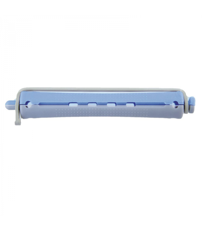 Bigoudis Permanente longs 80mm Bleu/Gris 12 pcs diam 13 mm